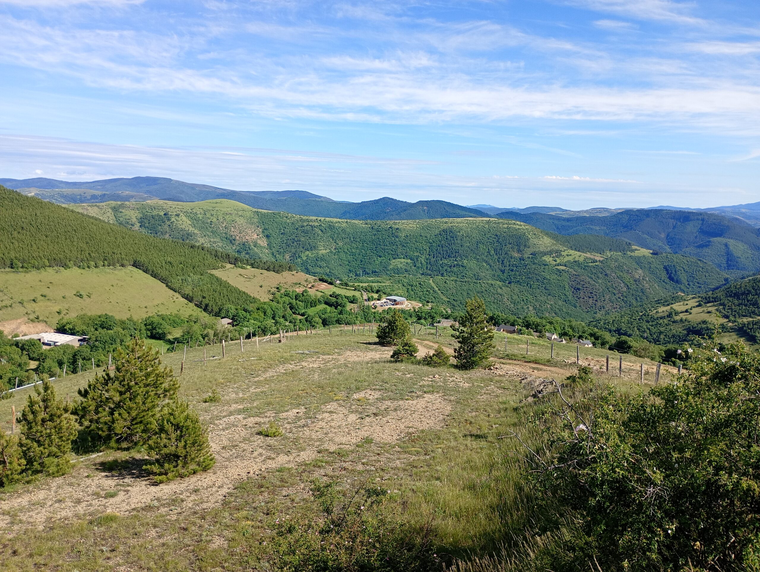 Paysage de Lozère. Causse